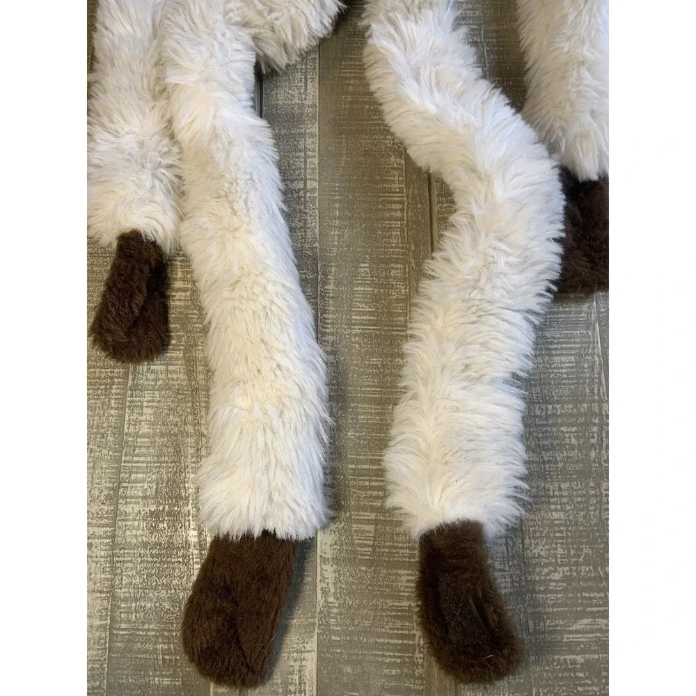 Wynn‎ Miller's Mopkins White Furry Yeti Abominable Snowman full body hand puppet